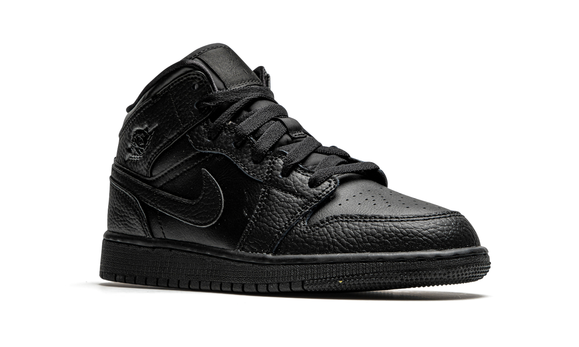 AJ 1 Mid GS "Triple Black"