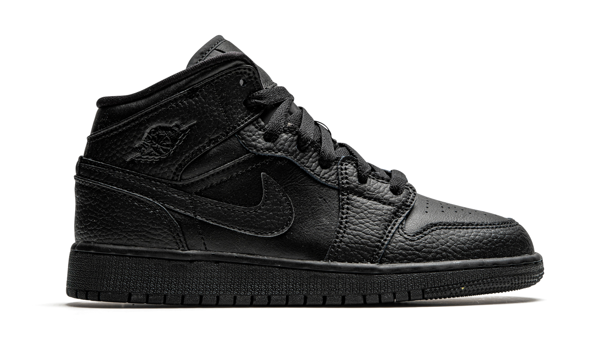 AJ 1 Mid GS "Triple Black"