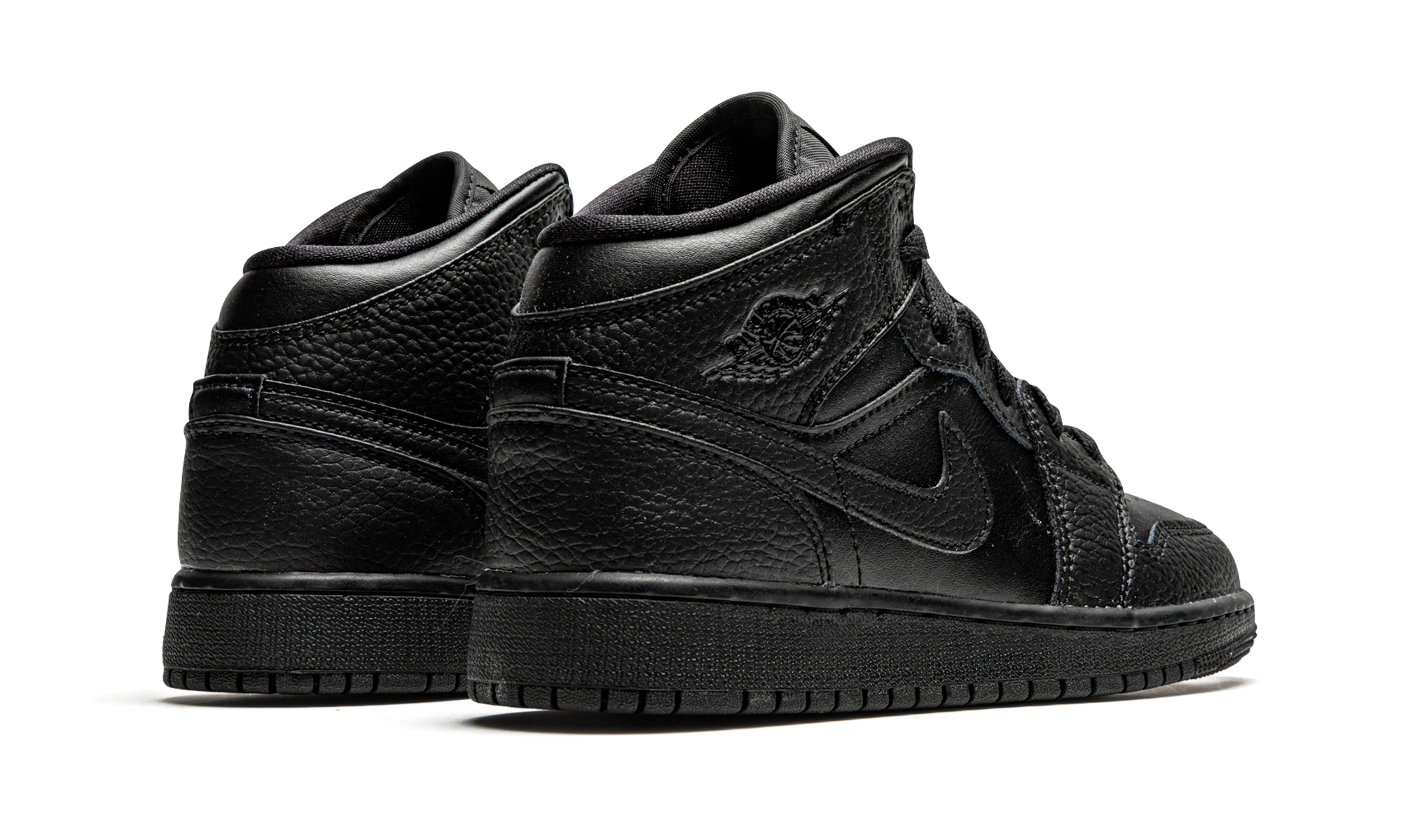 AJ 1 Mid GS "Triple Black"