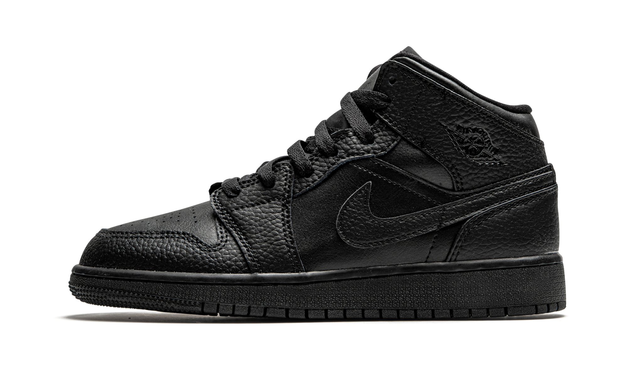 AJ 1 Mid GS "Triple Black"