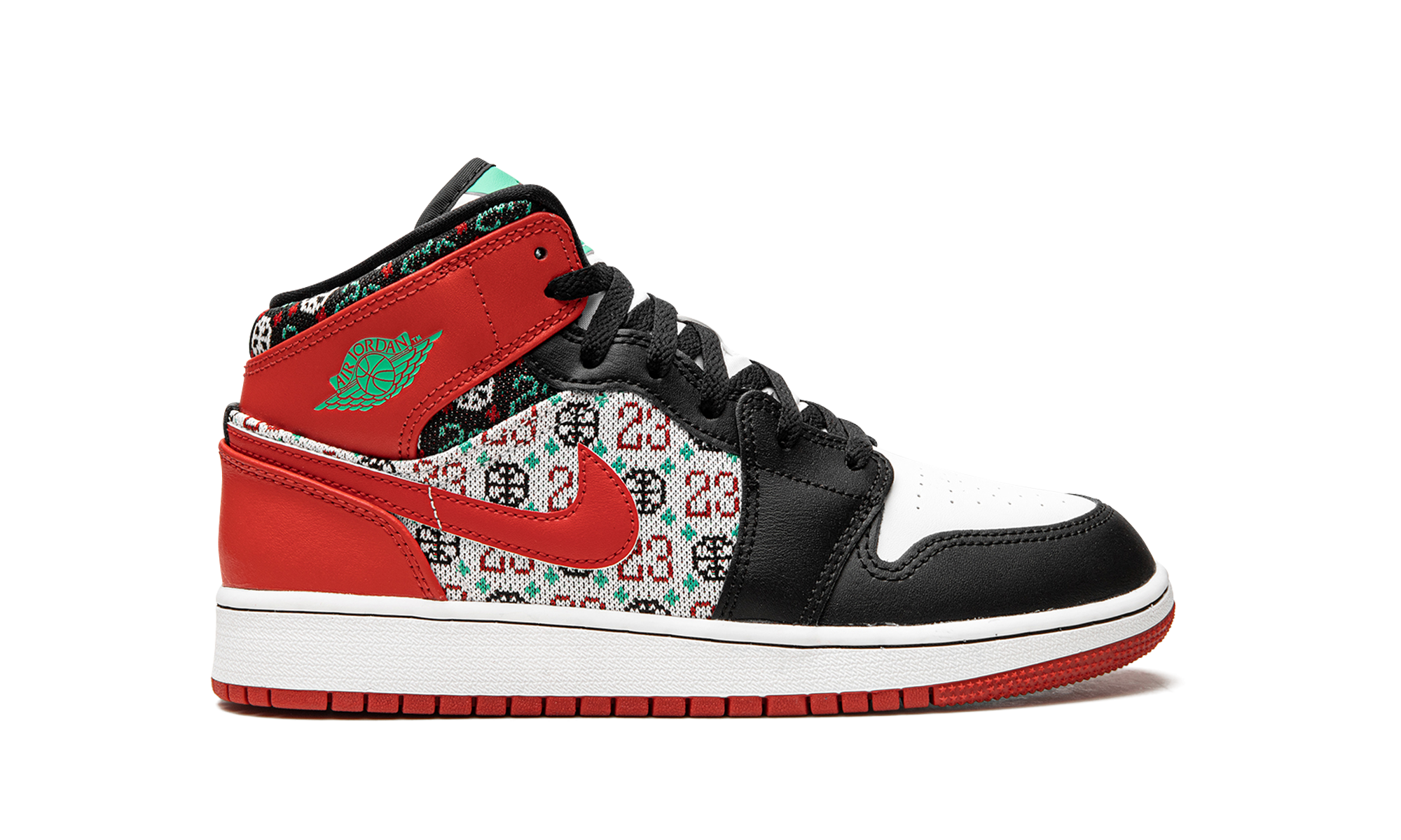 AJ 1 Mid GS "Ugly Christmas Sweater"