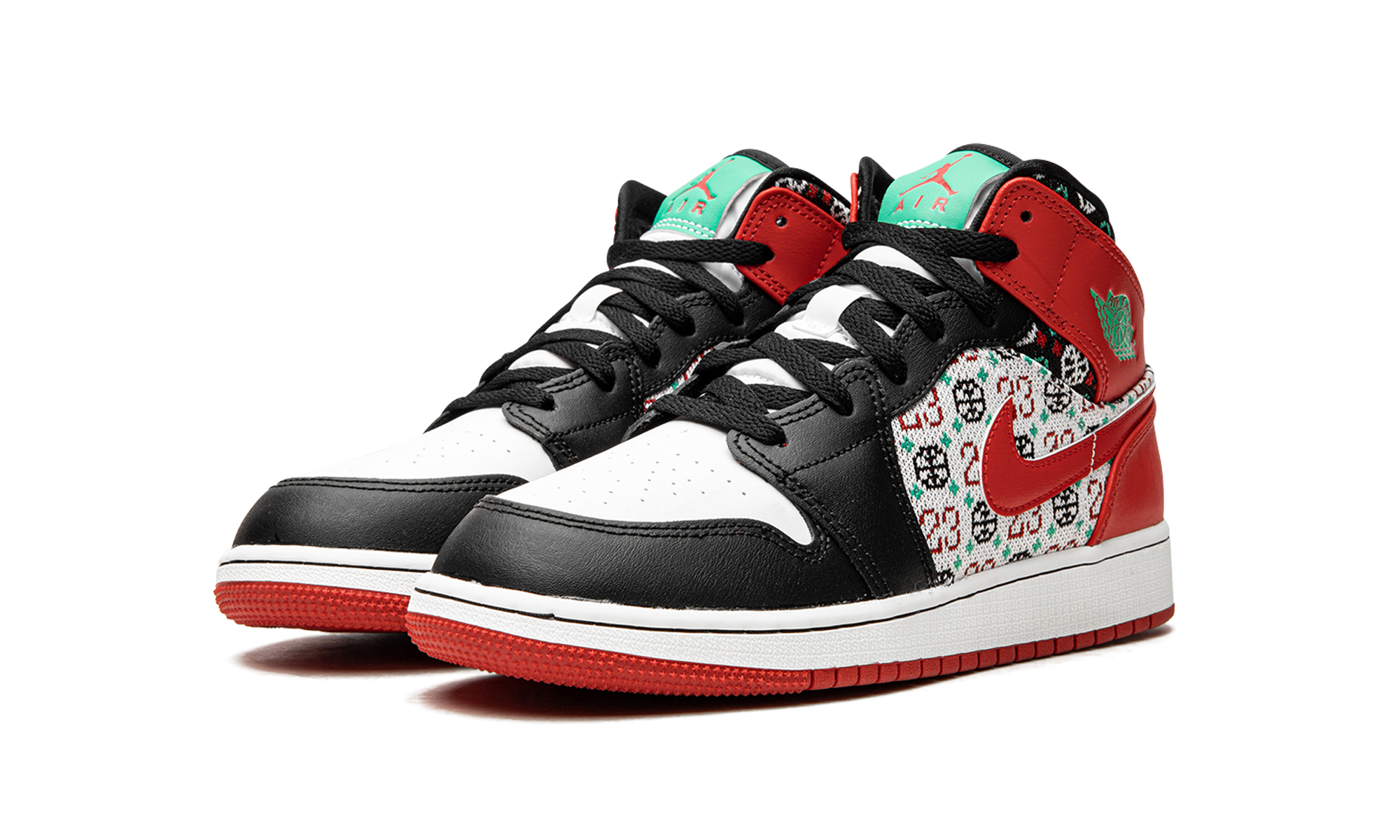 AJ 1 Mid GS "Ugly Christmas Sweater"