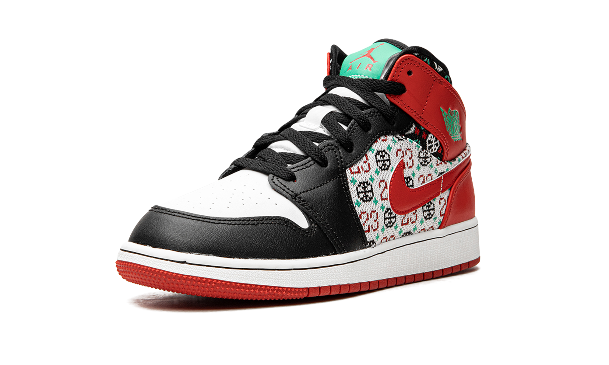 AJ 1 Mid GS "Ugly Christmas Sweater"