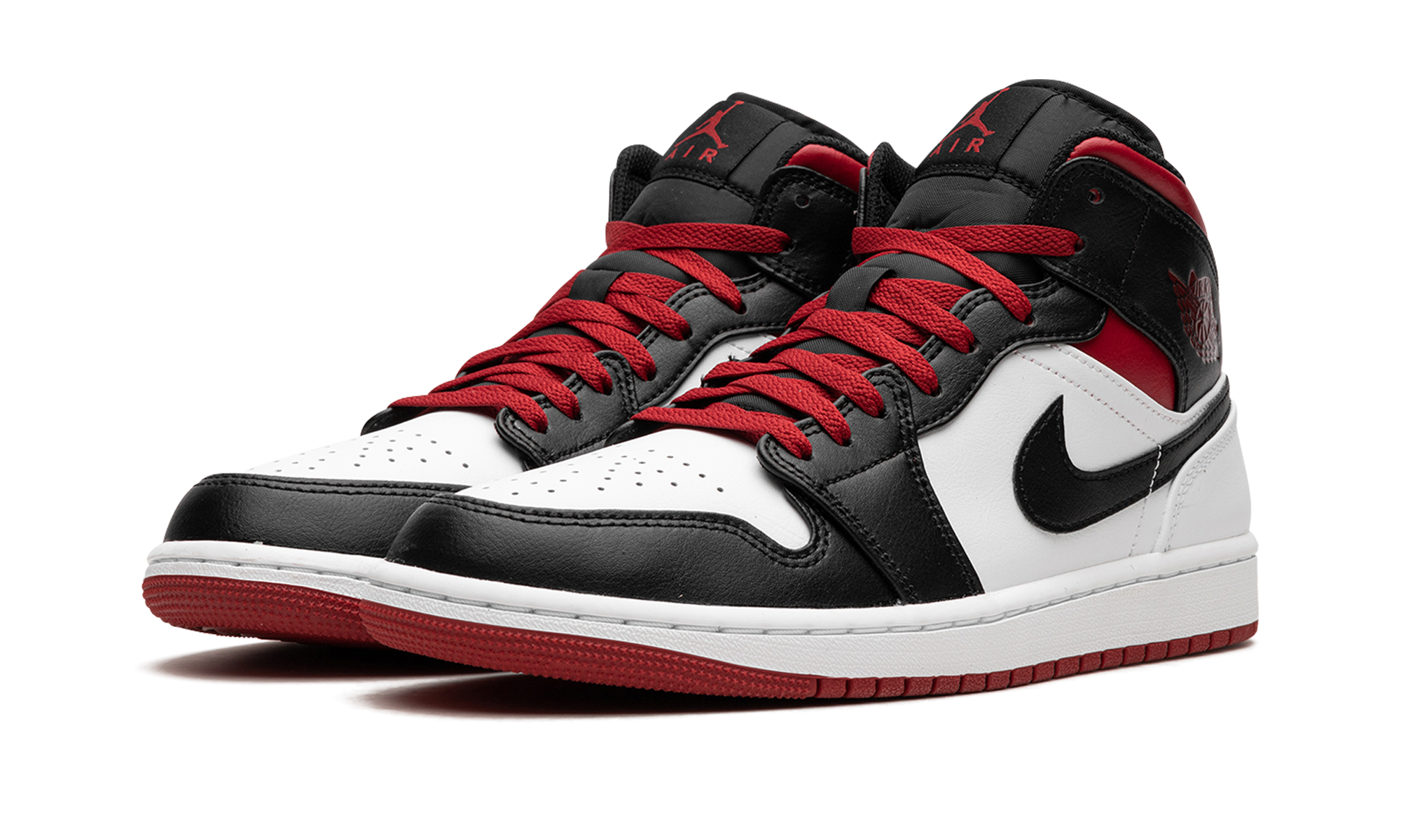 AJ 1 Mid "Gym Red Black Toe"