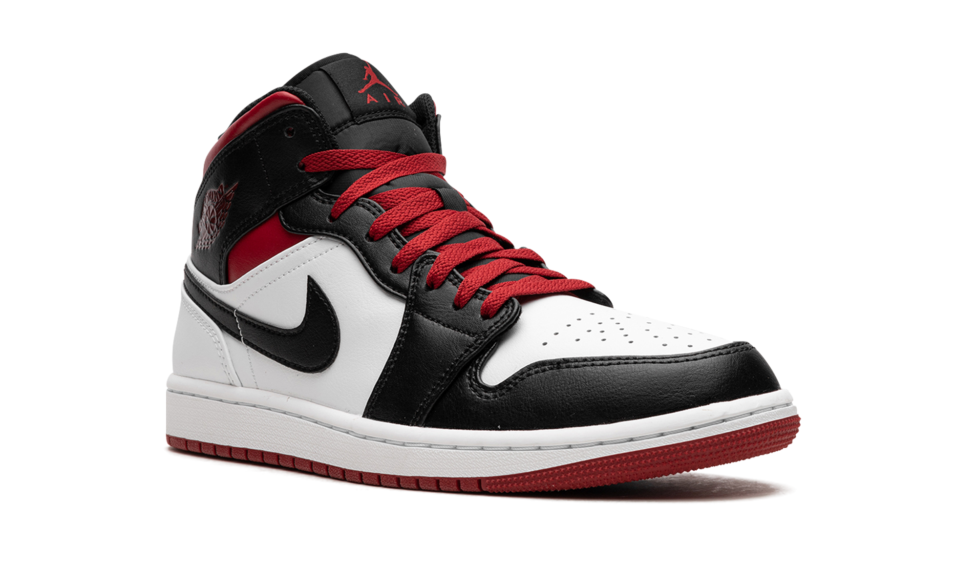 AJ 1 Mid "Gym Red Black Toe"
