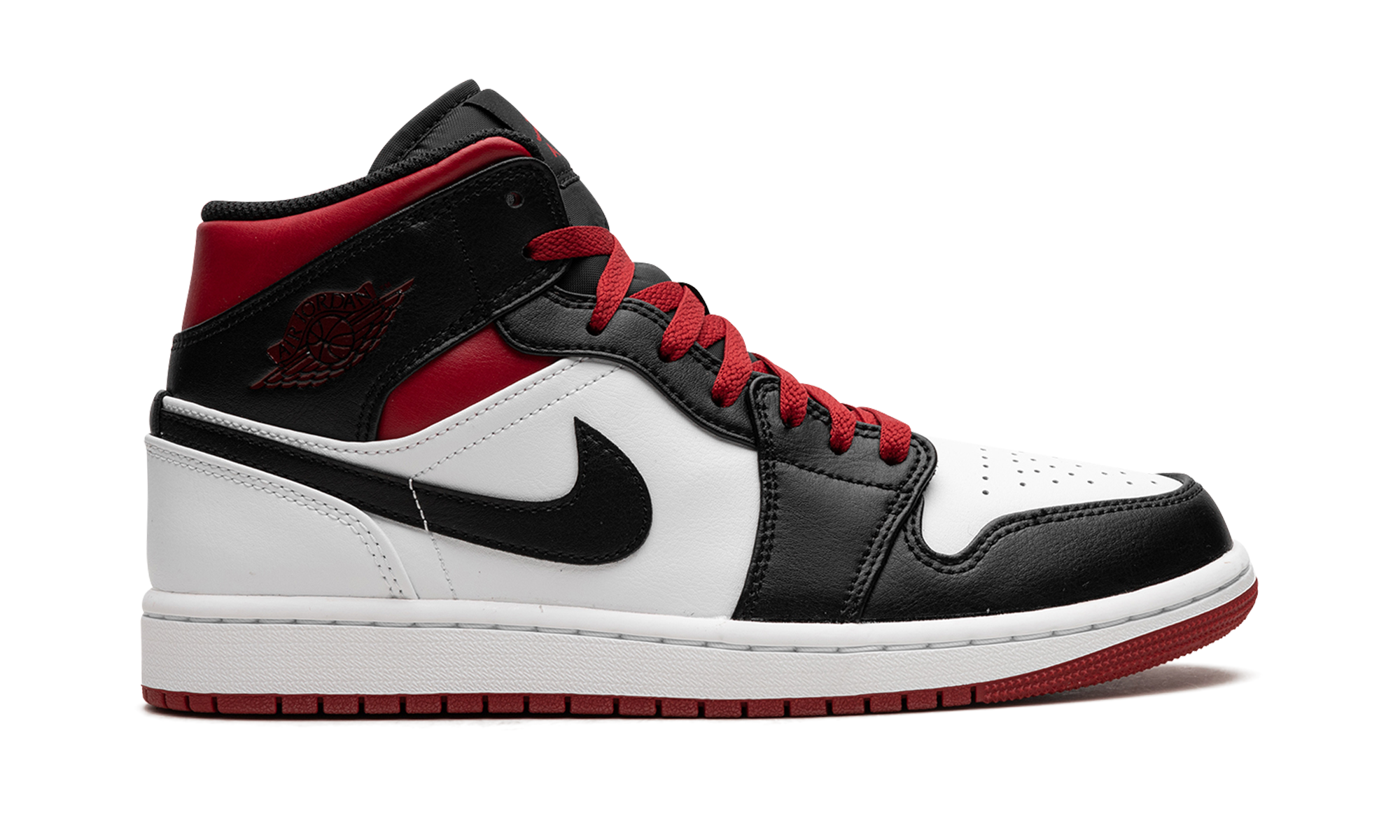 AJ 1 Mid "Gym Red Black Toe"