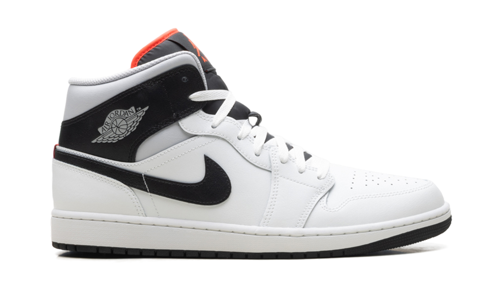AJ 1 Mid "Neutral Grey / Infrared"