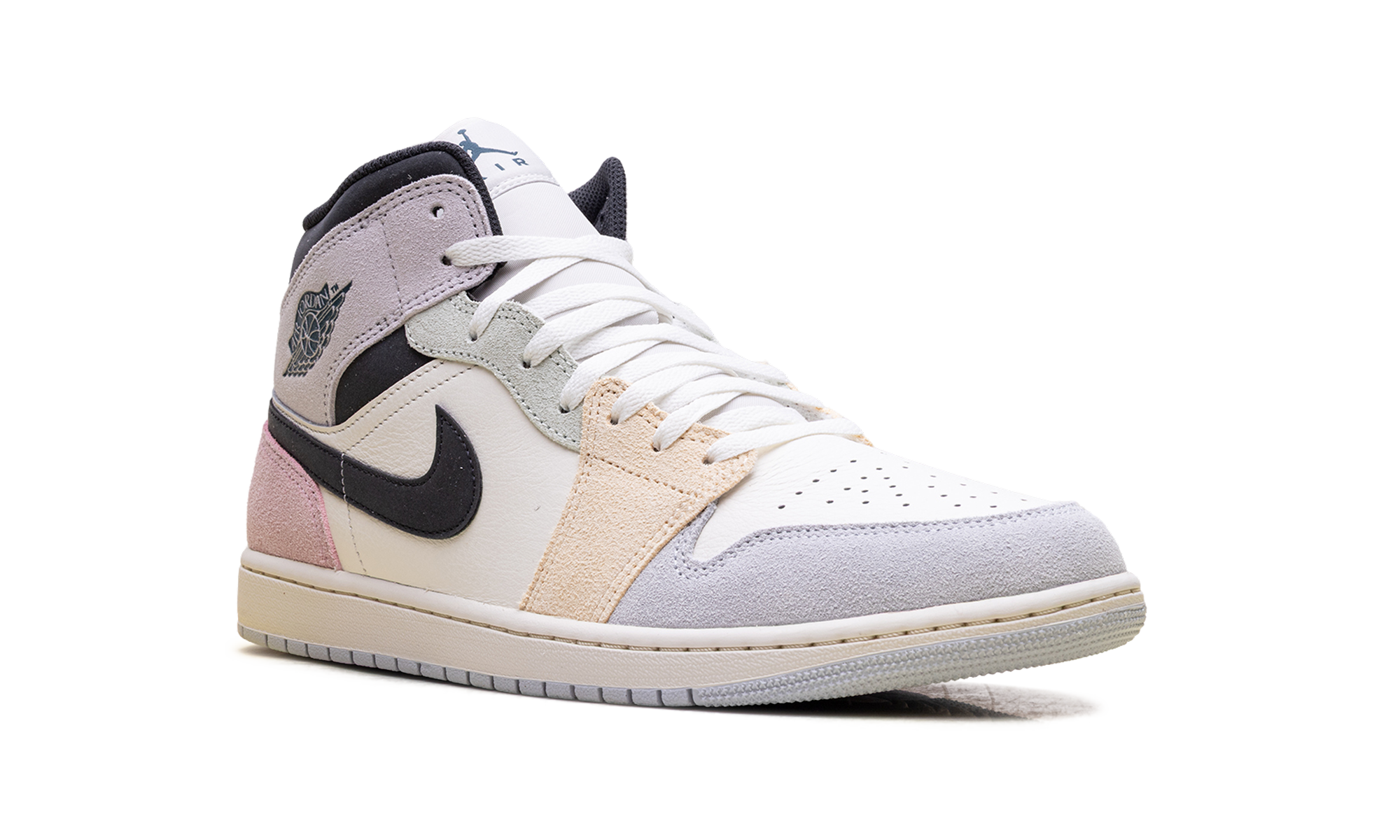 AJ 1 Mid "Sail / Anthracite-jade Aura-iced Jade"
