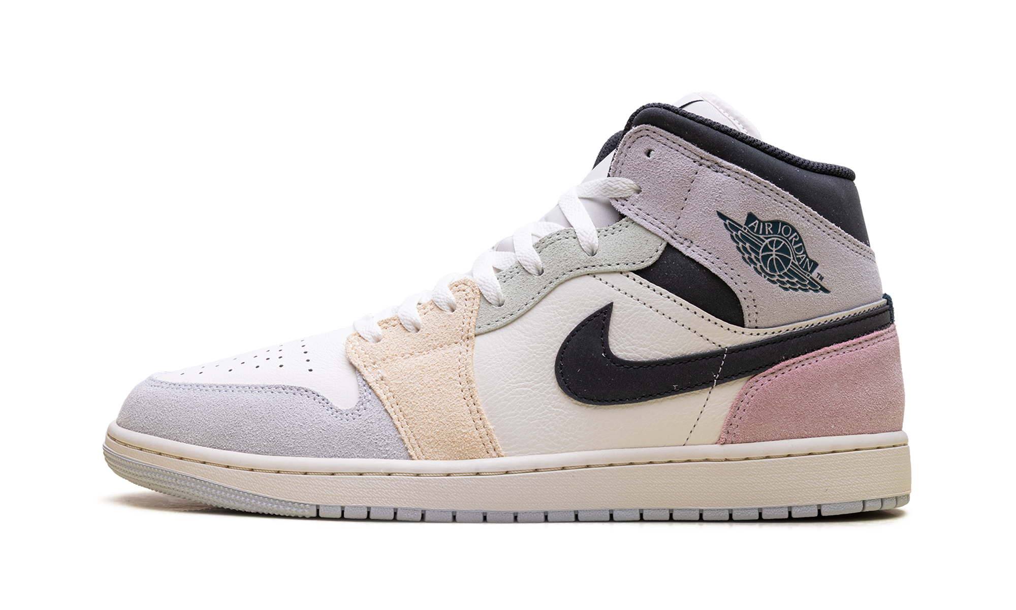 AJ 1 Mid "Sail / Anthracite-jade Aura-iced Jade"