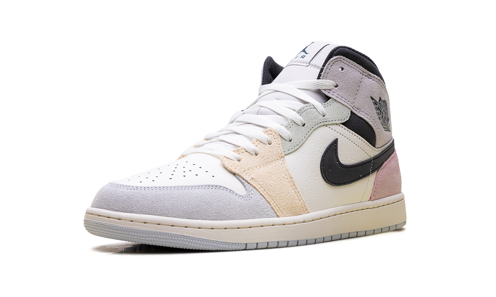 AJ 1 Mid "Sail / Anthracite-jade Aura-iced Jade"