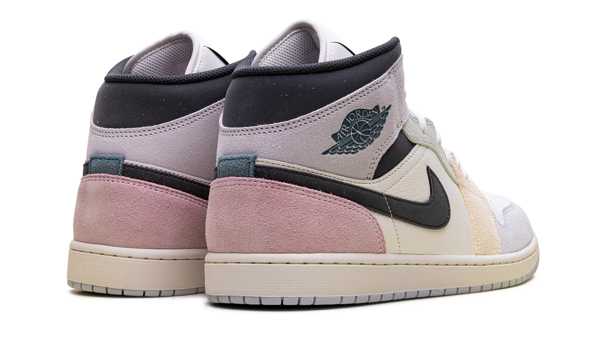 AJ 1 Mid "Sail / Anthracite-jade Aura-iced Jade"