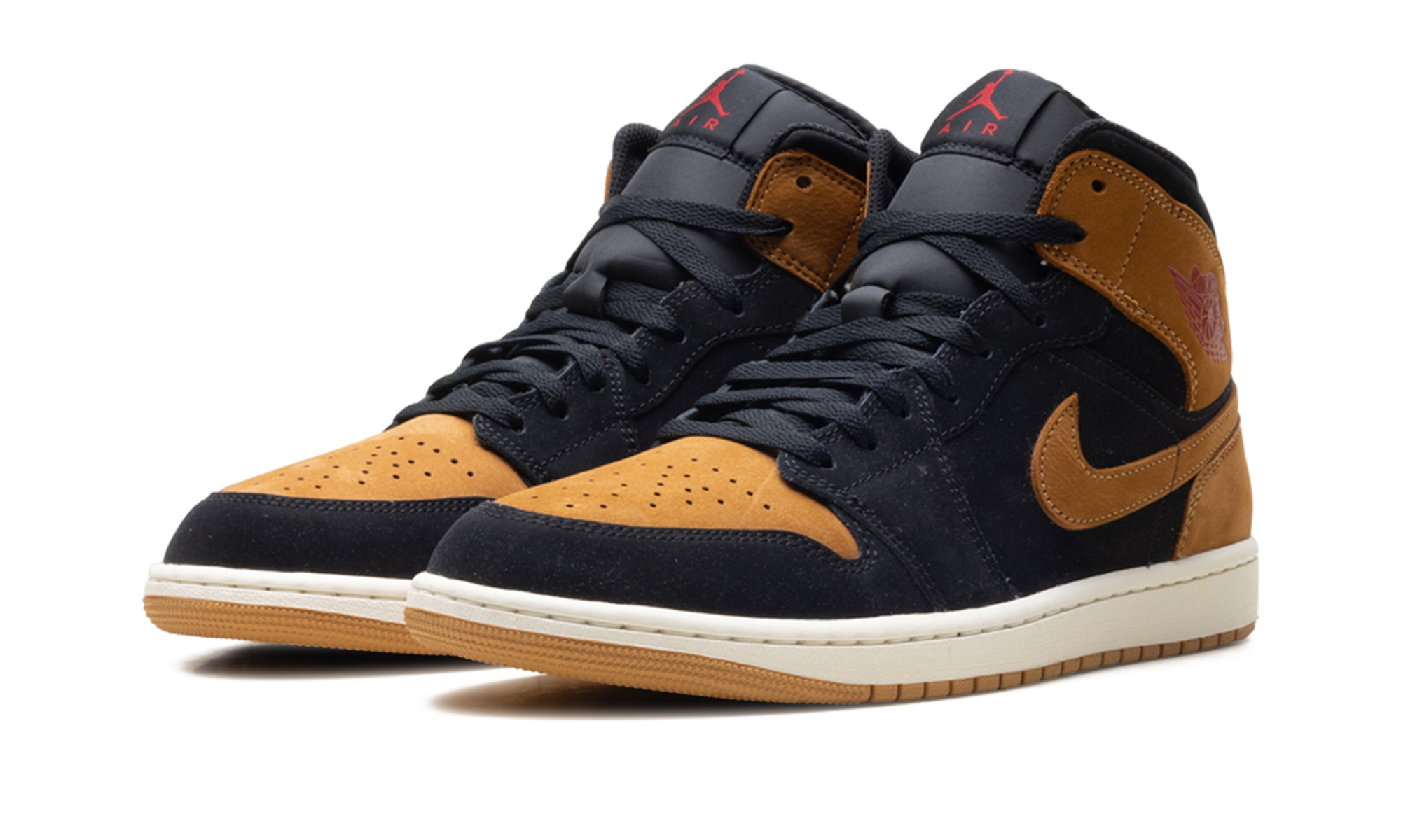 AJ 1 Mid Se "Black/beige"