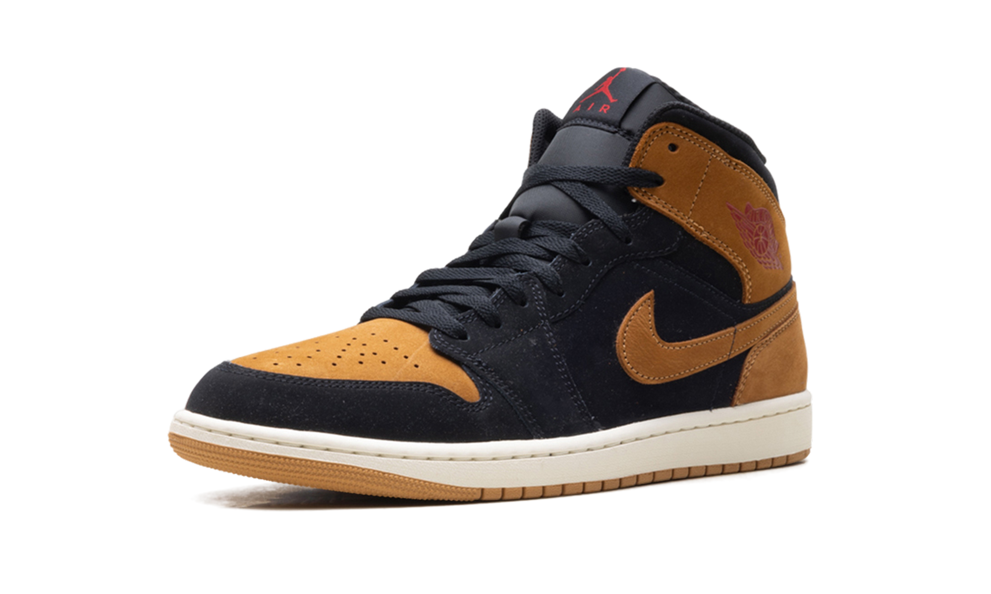 AJ 1 Mid Se "Black/beige"