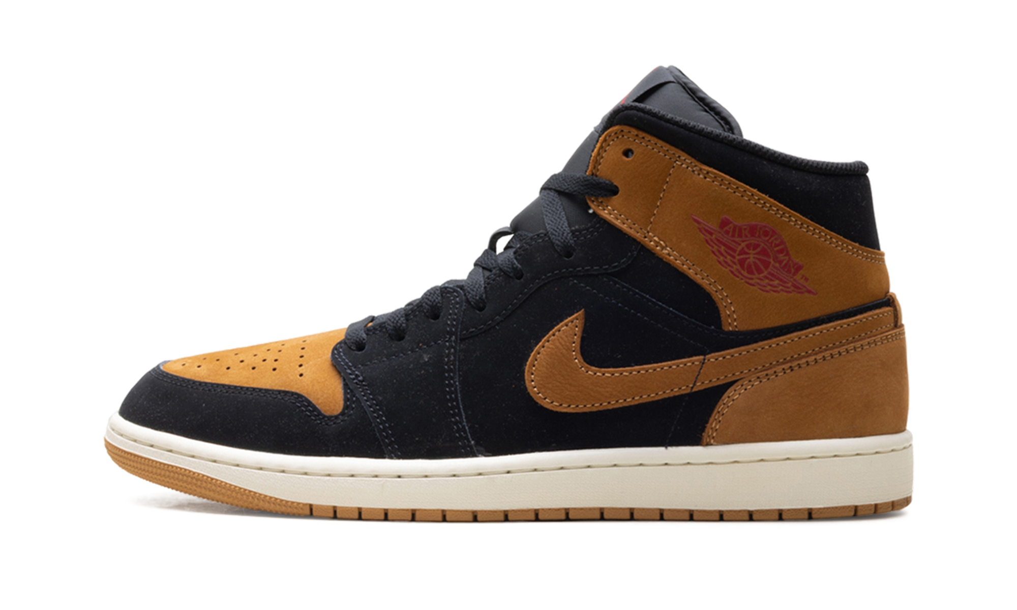 AJ 1 Mid Se "Black/beige"