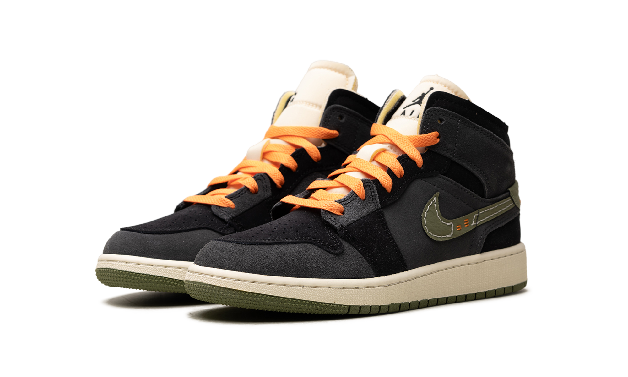 AJ 1 Mid Se GS "Craft Anthracite Light Olive"