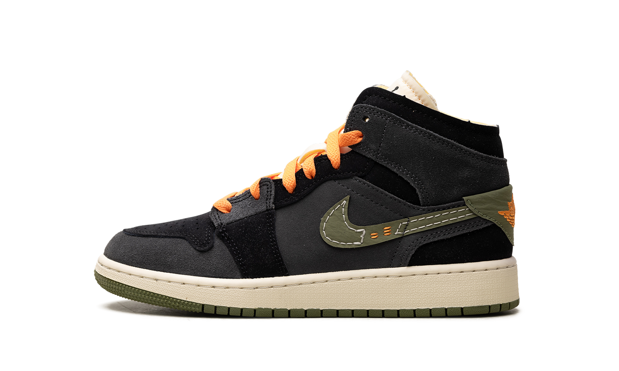 AJ 1 Mid Se GS "Craft Anthracite Light Olive"