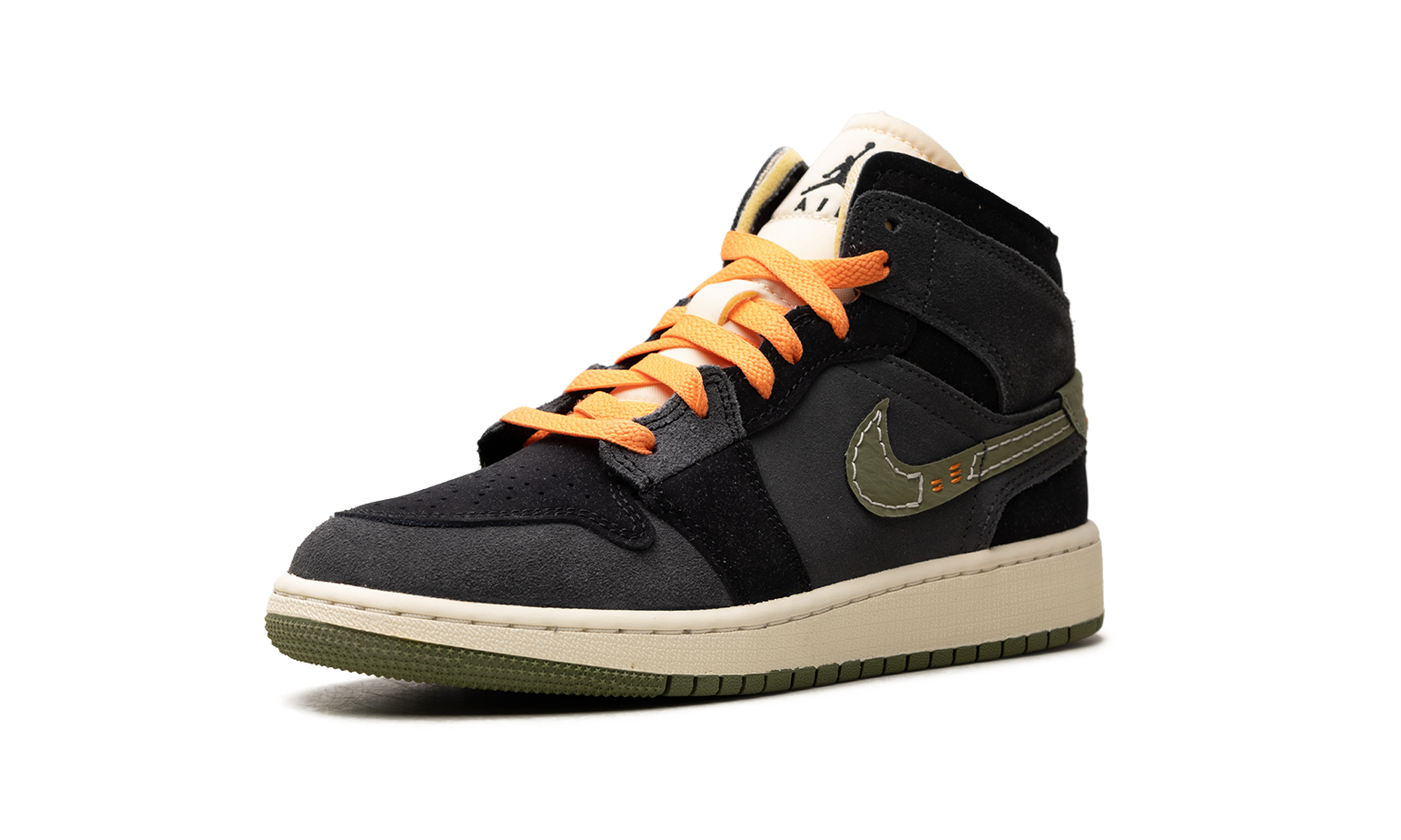 AJ 1 Mid Se GS "Craft Anthracite Light Olive"
