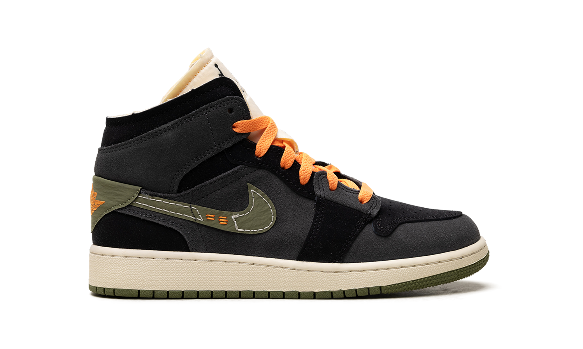 AJ 1 Mid Se GS "Craft Anthracite Light Olive"