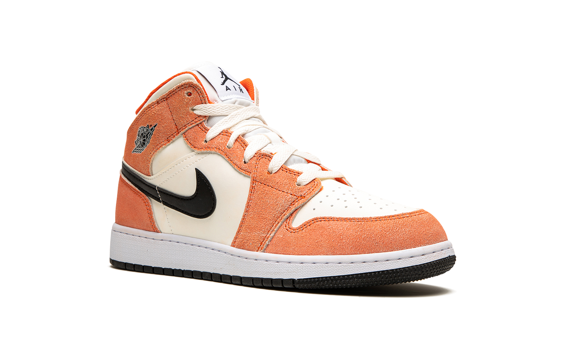 AJ 1 Mid Se GS "Orange Suede"