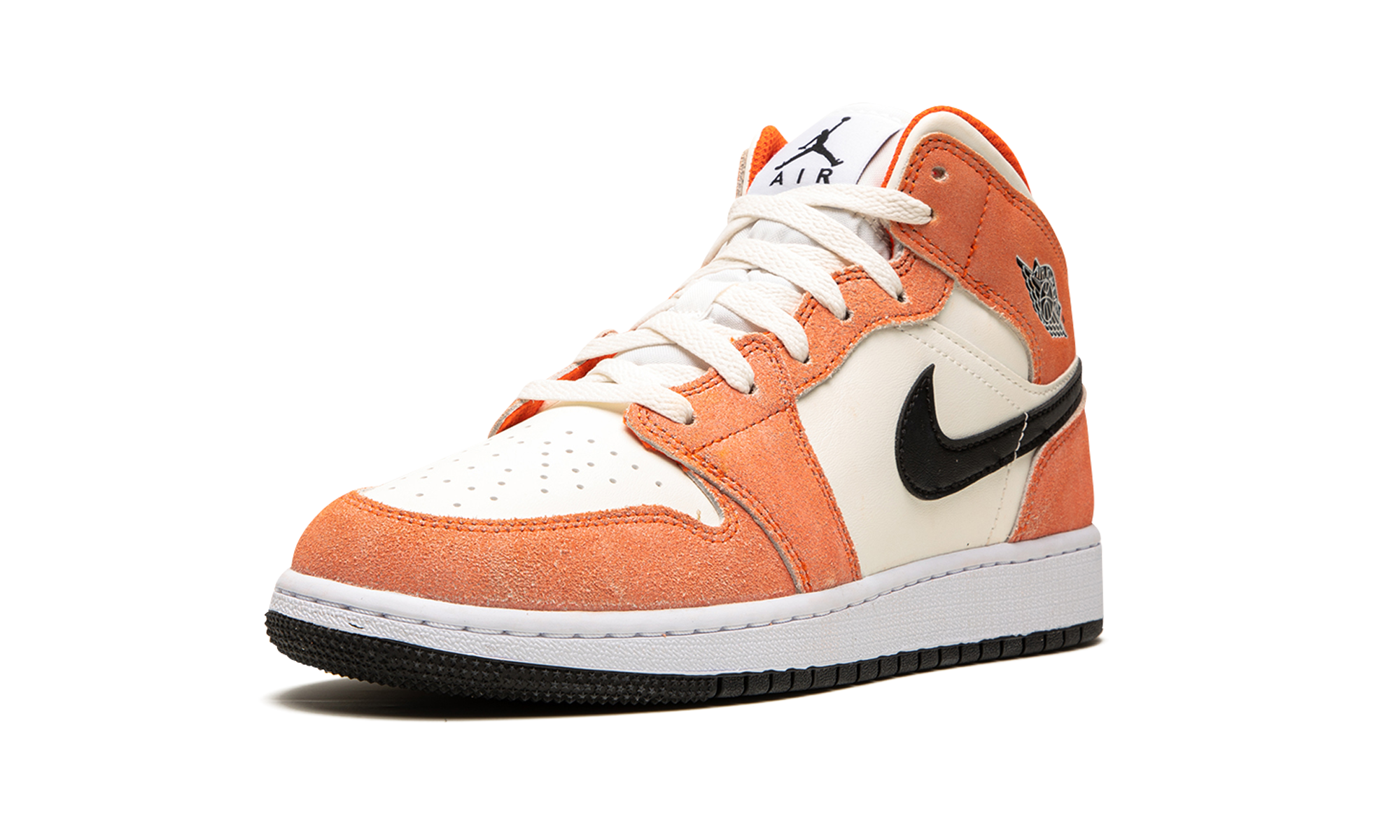 AJ 1 Mid Se GS "Orange Suede"