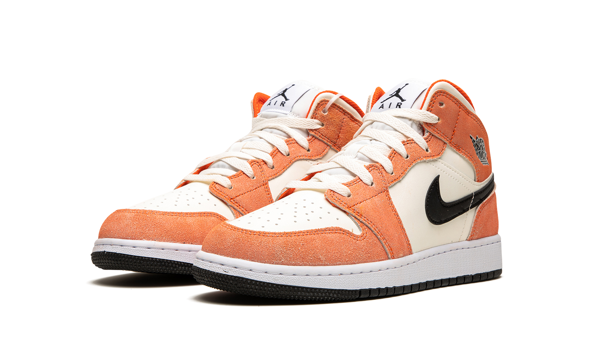 AJ 1 Mid Se GS "Orange Suede"