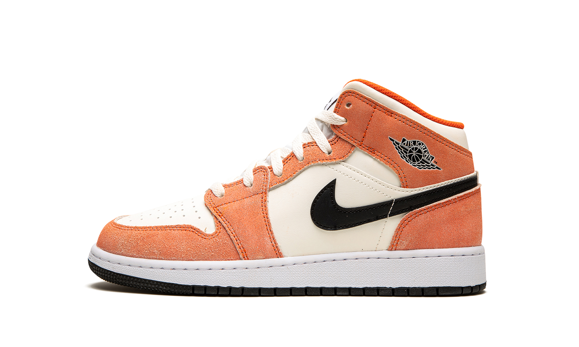 AJ 1 Mid Se GS "Orange Suede"