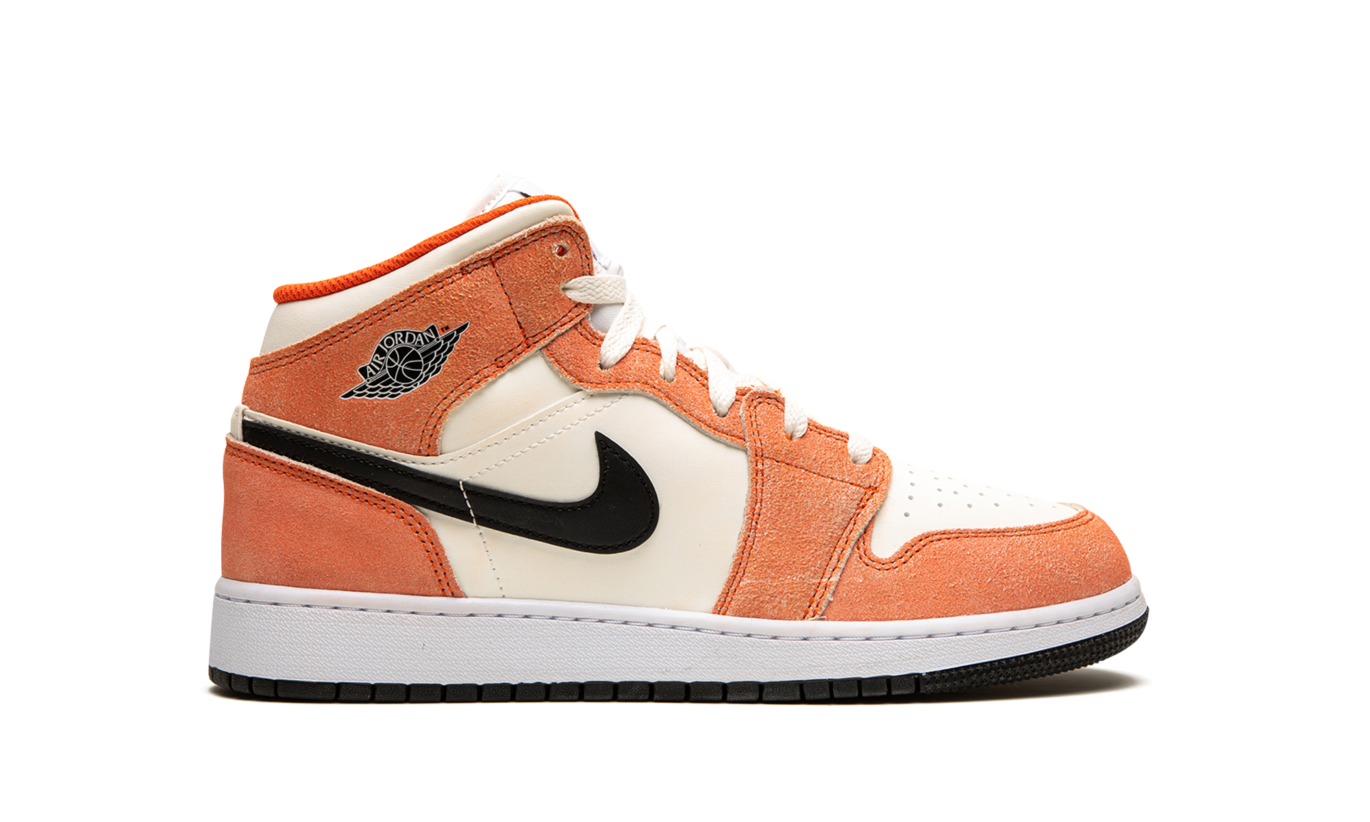 AJ 1 Mid Se GS "Orange Suede"