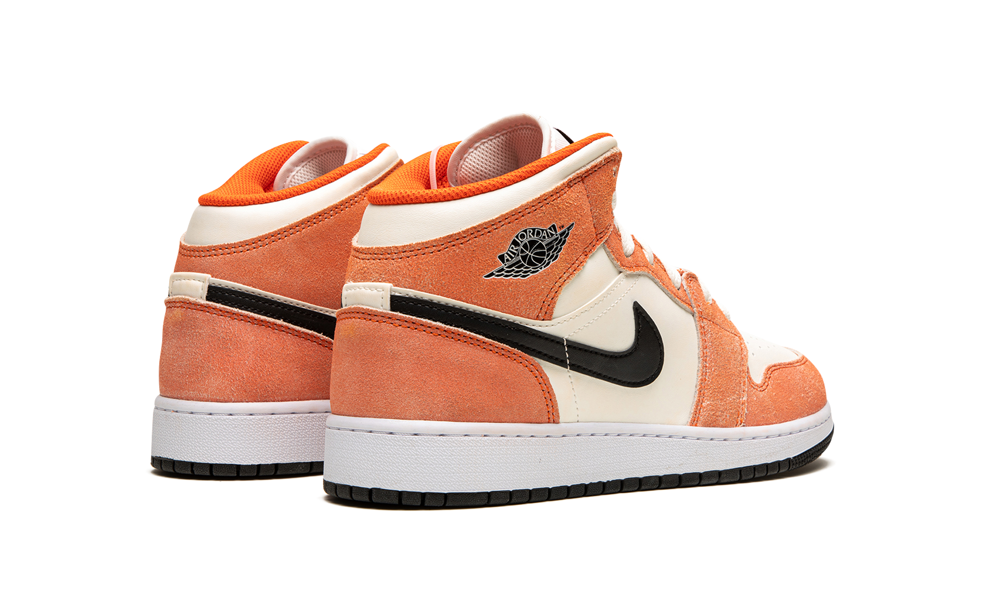 AJ 1 Mid Se GS "Orange Suede"