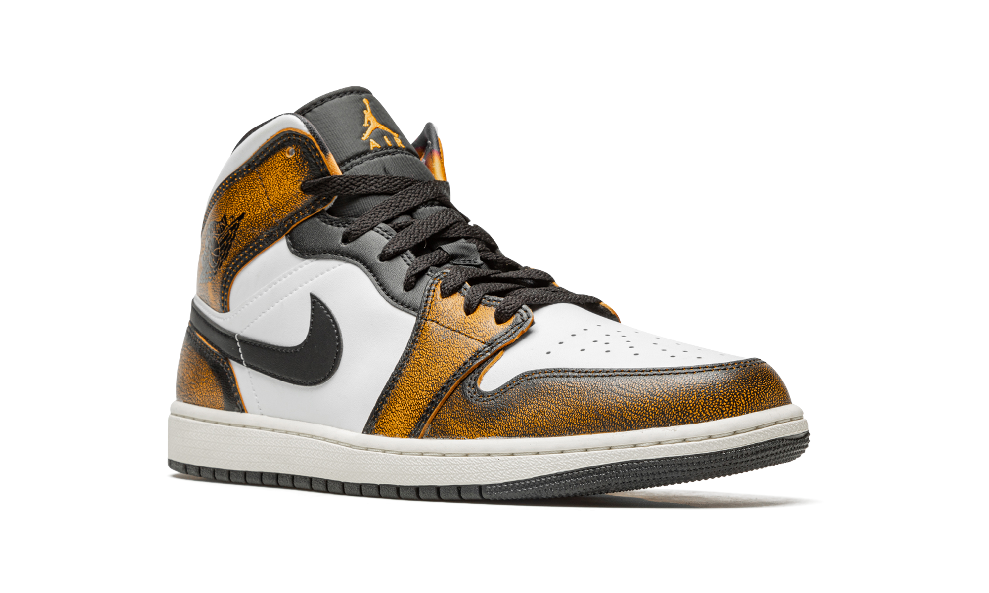 AJ 1 Mid Se "Orange Wear Away"