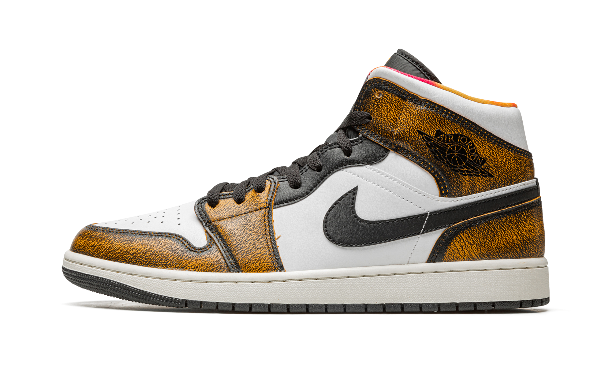 AJ 1 Mid Se "Orange Wear Away"