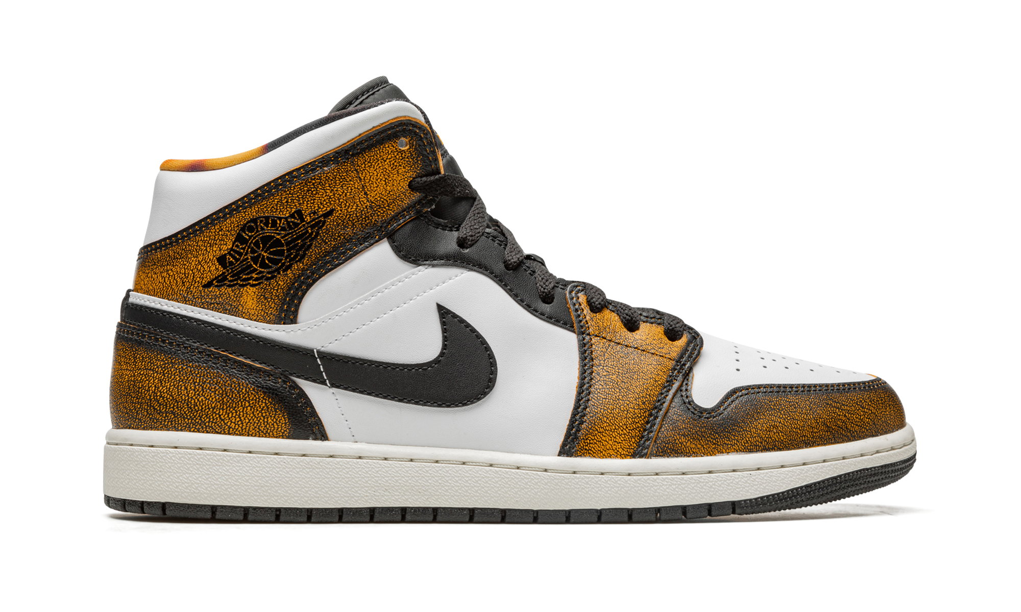 AJ 1 Mid Se "Orange Wear Away"