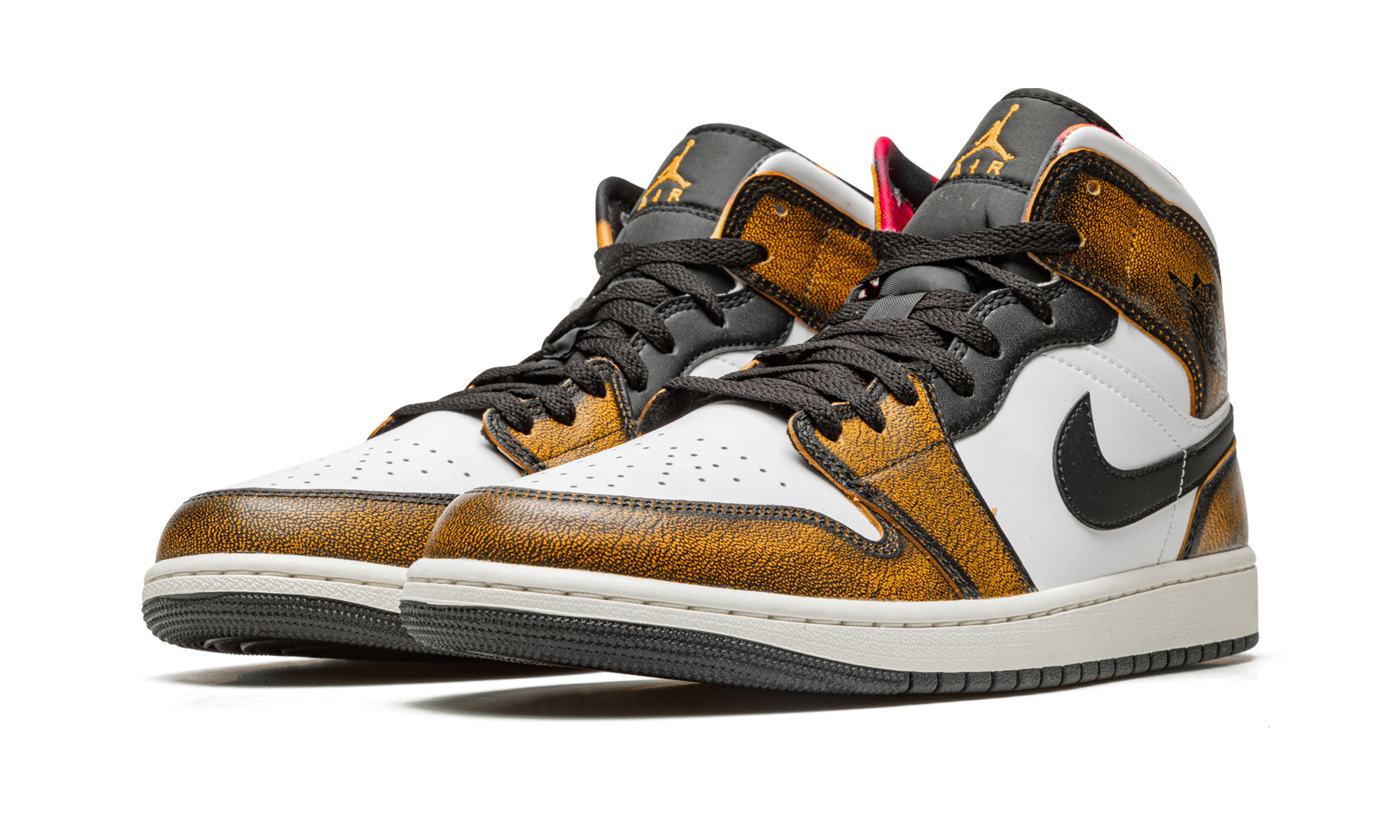 AJ 1 Mid Se "Orange Wear Away"