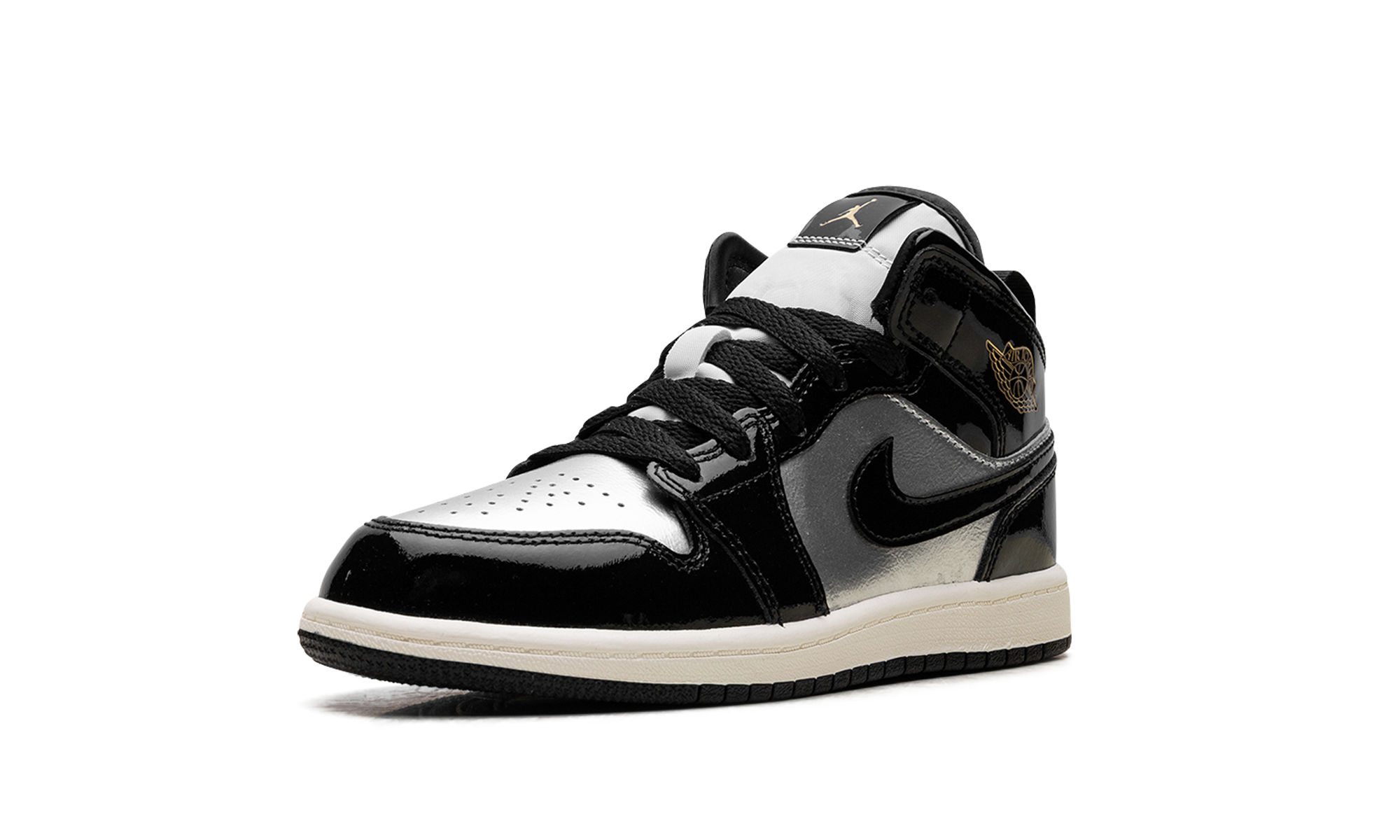AJ 1 Mid Se Ps "Black Metallic Silver Sail Metallic Gold"