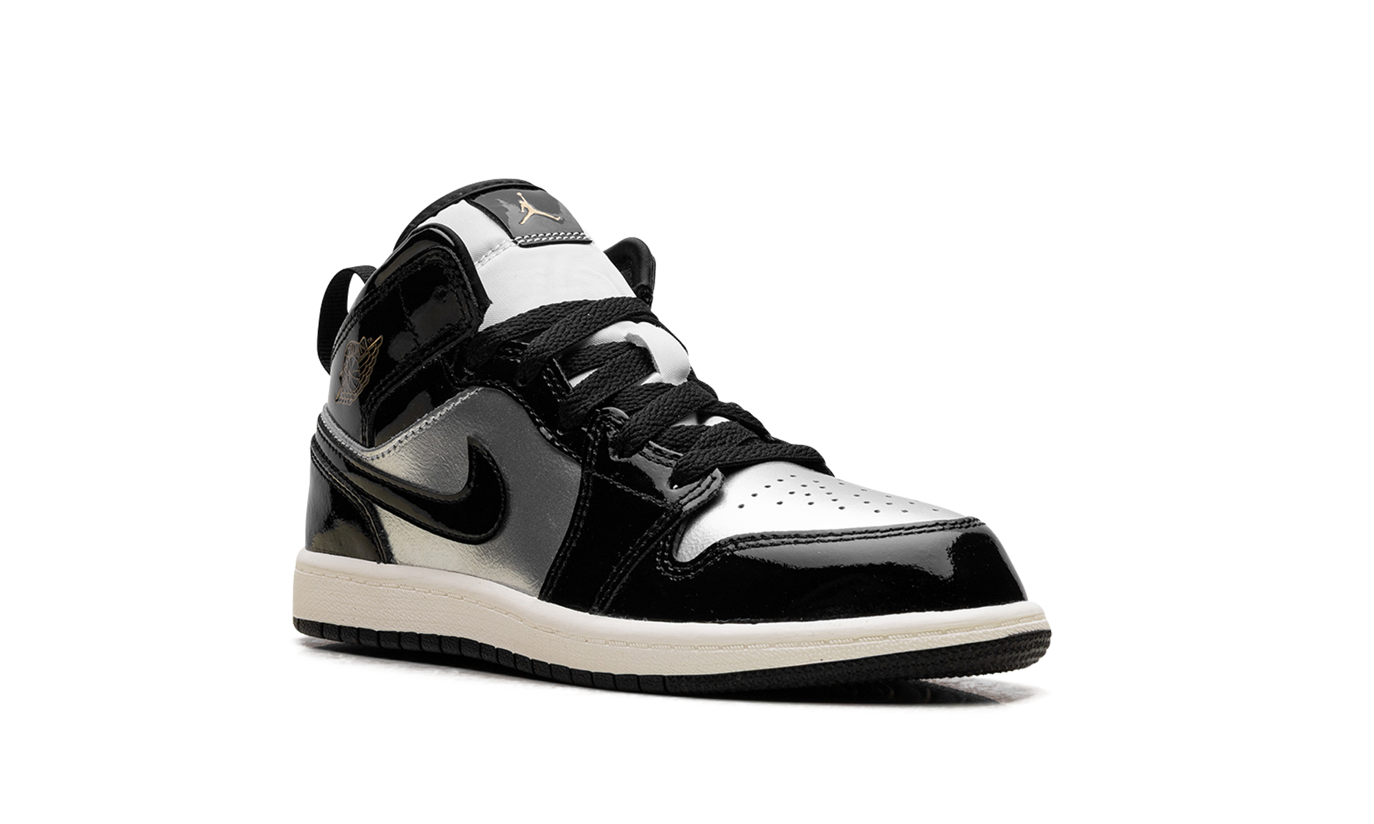 AJ 1 Mid Se Ps "Black Metallic Silver Sail Metallic Gold"