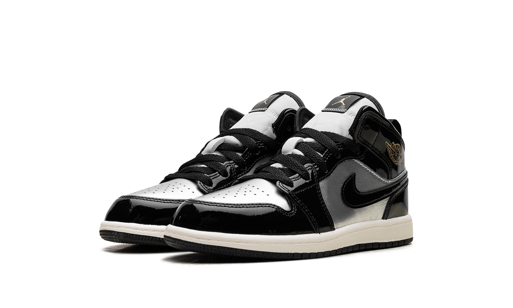 AJ 1 Mid Se Ps "Black Metallic Silver Sail Metallic Gold"