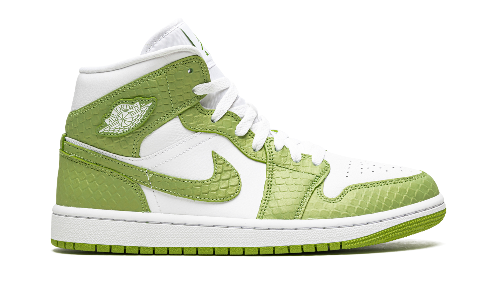 AJ 1 Mid Se Women "Green Python"