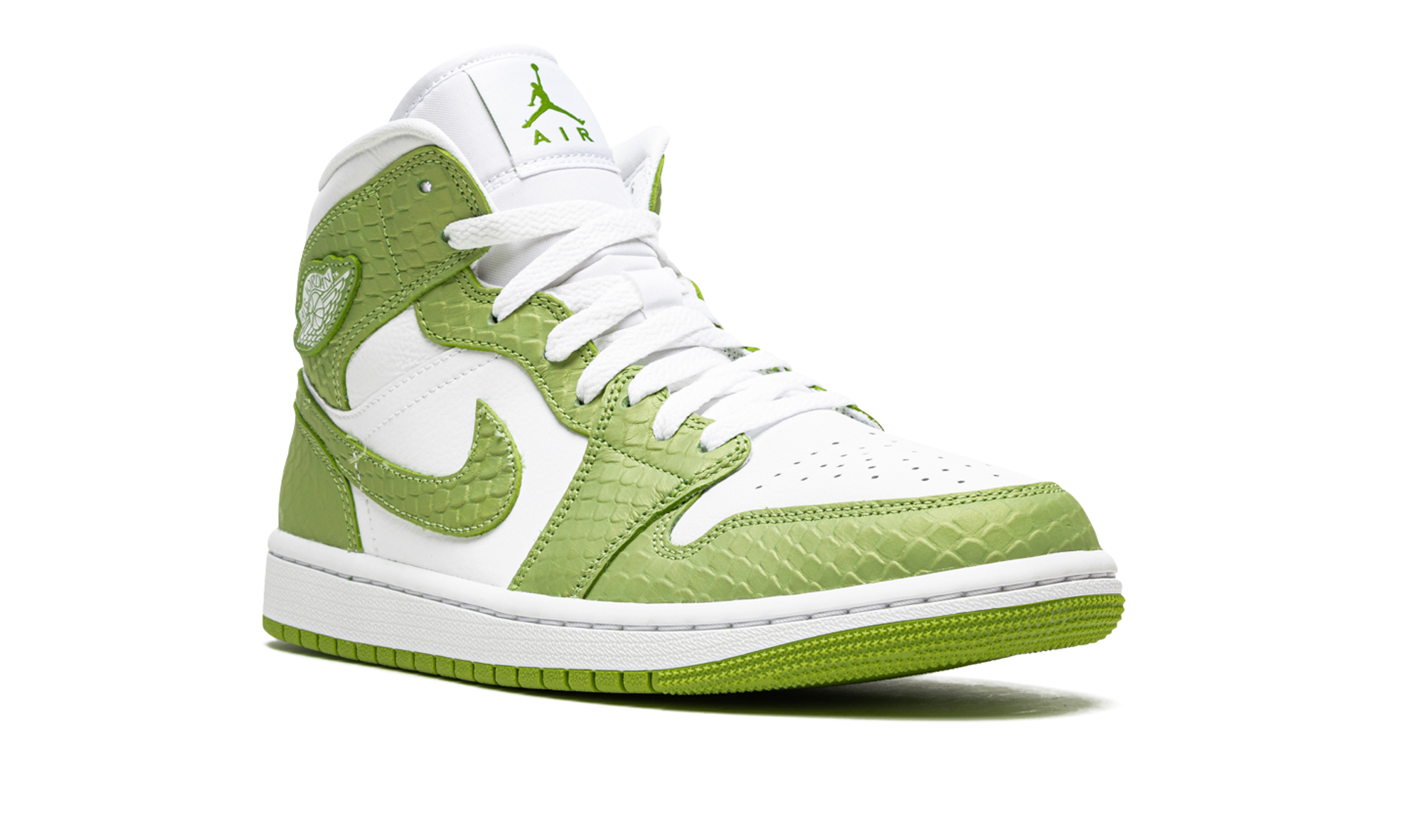 AJ 1 Mid Se Women "Green Python"