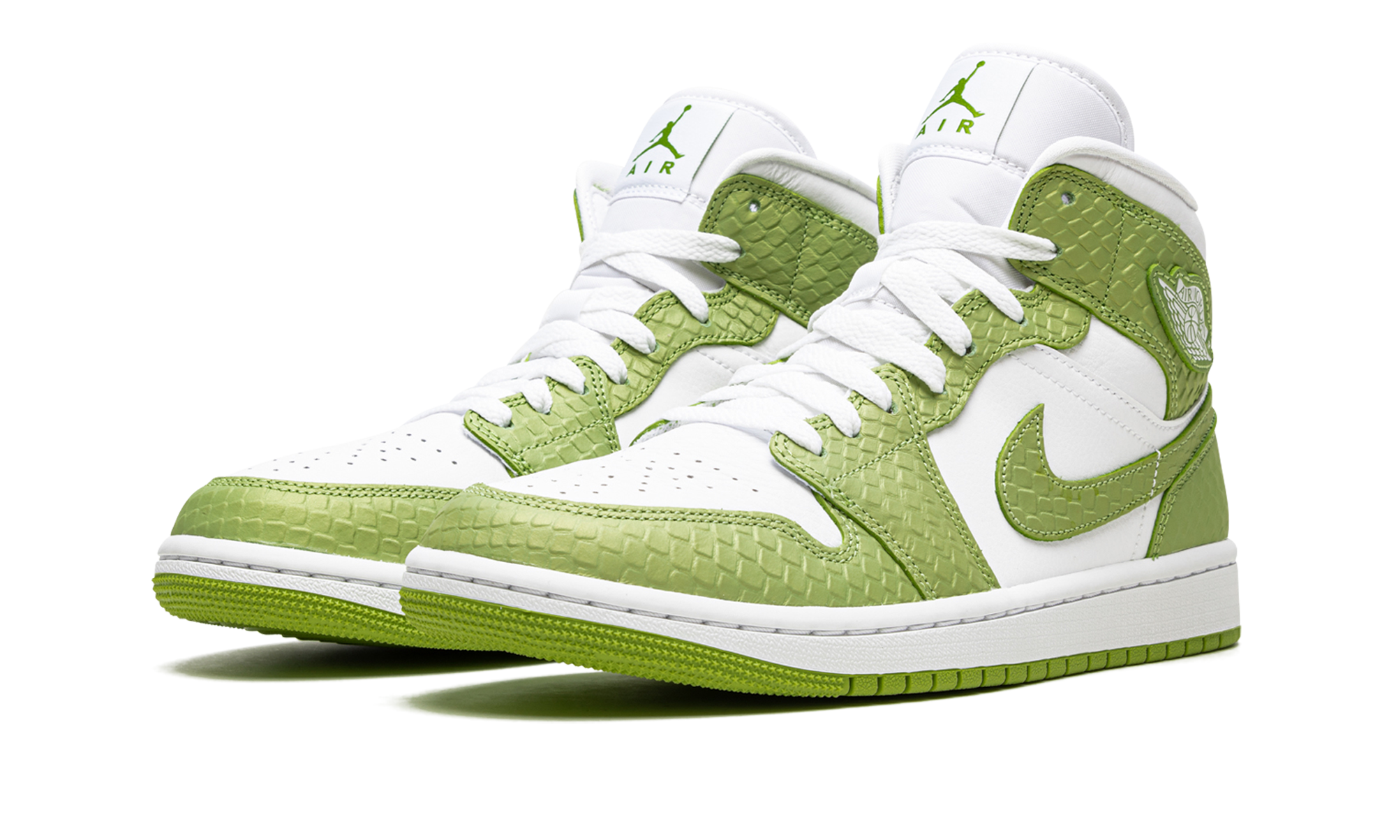 AJ 1 Mid Se Women "Green Python"