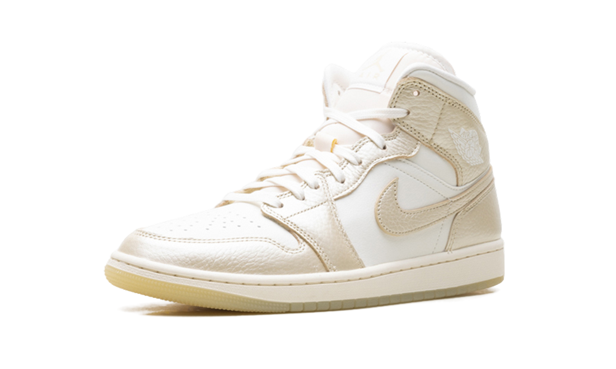 AJ 1 Mid Se Women "Metallic Team Gold"