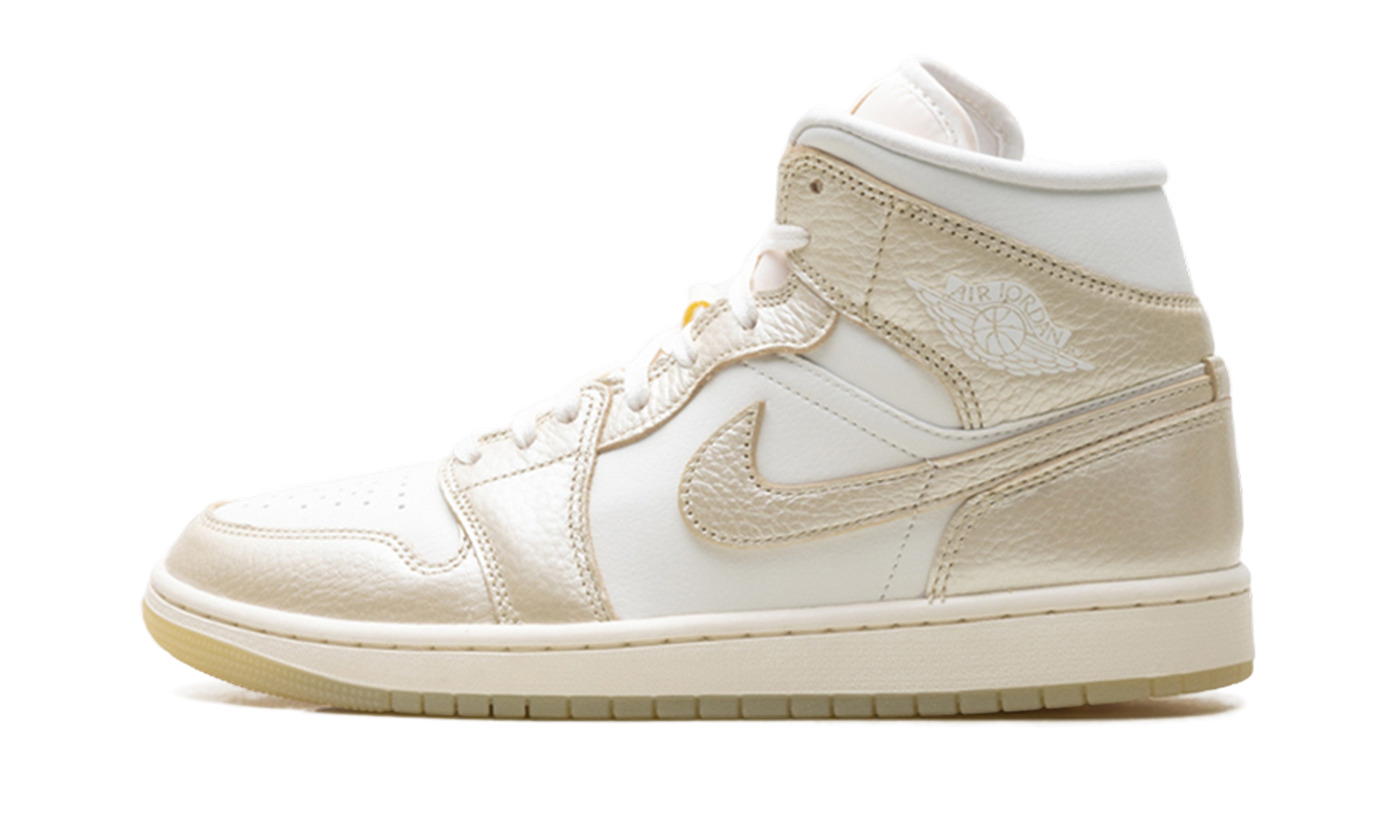 AJ 1 Mid Se Women "Metallic Team Gold"