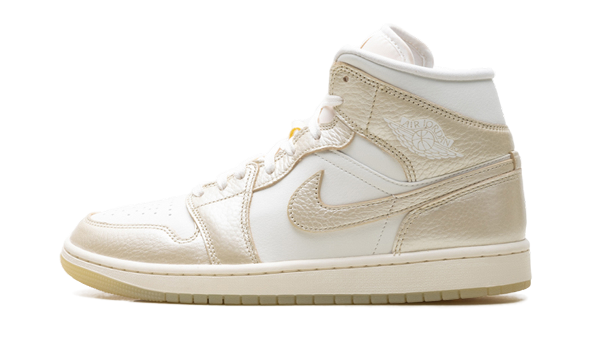AJ 1 Mid Se Women "Metallic Team Gold"