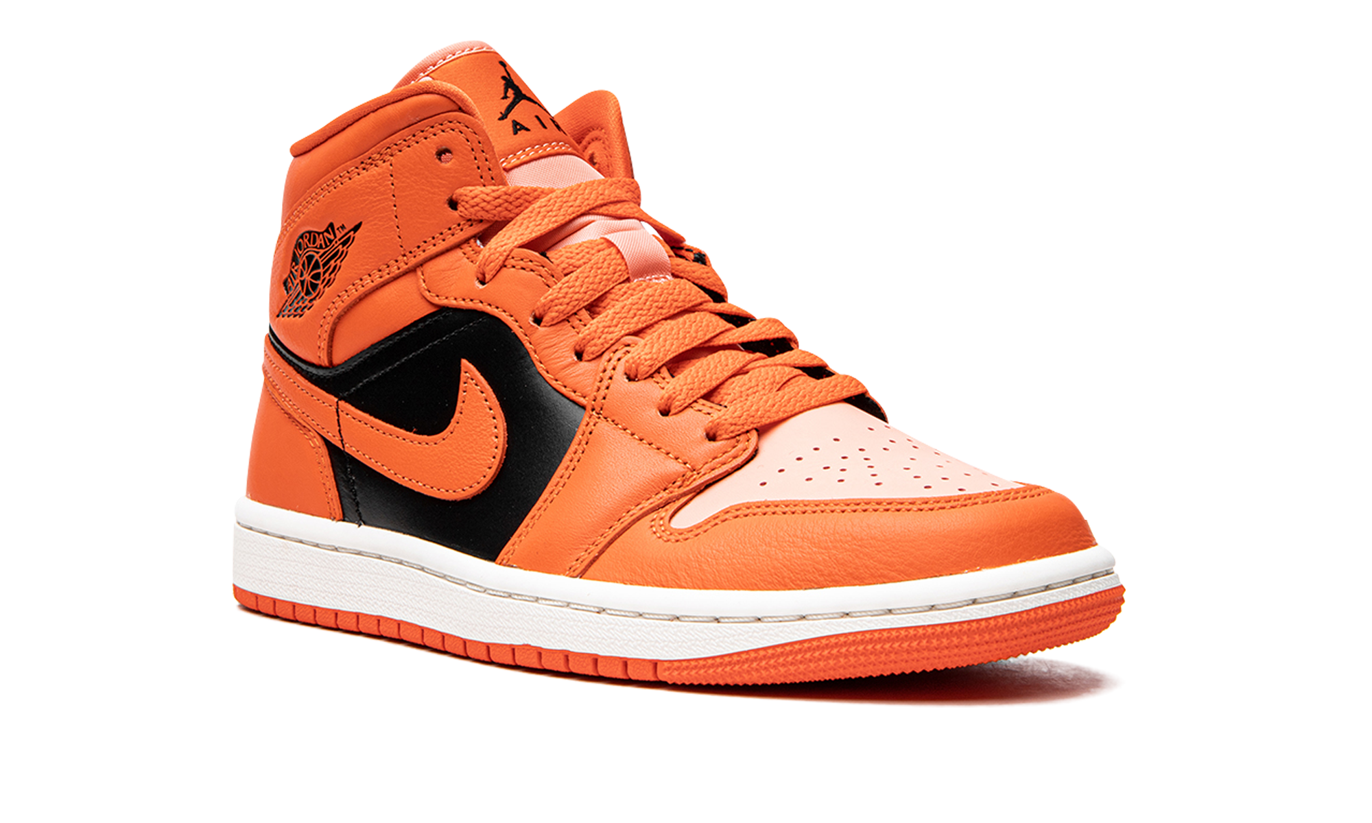AJ 1 Mid Se Women "Orange / Black"