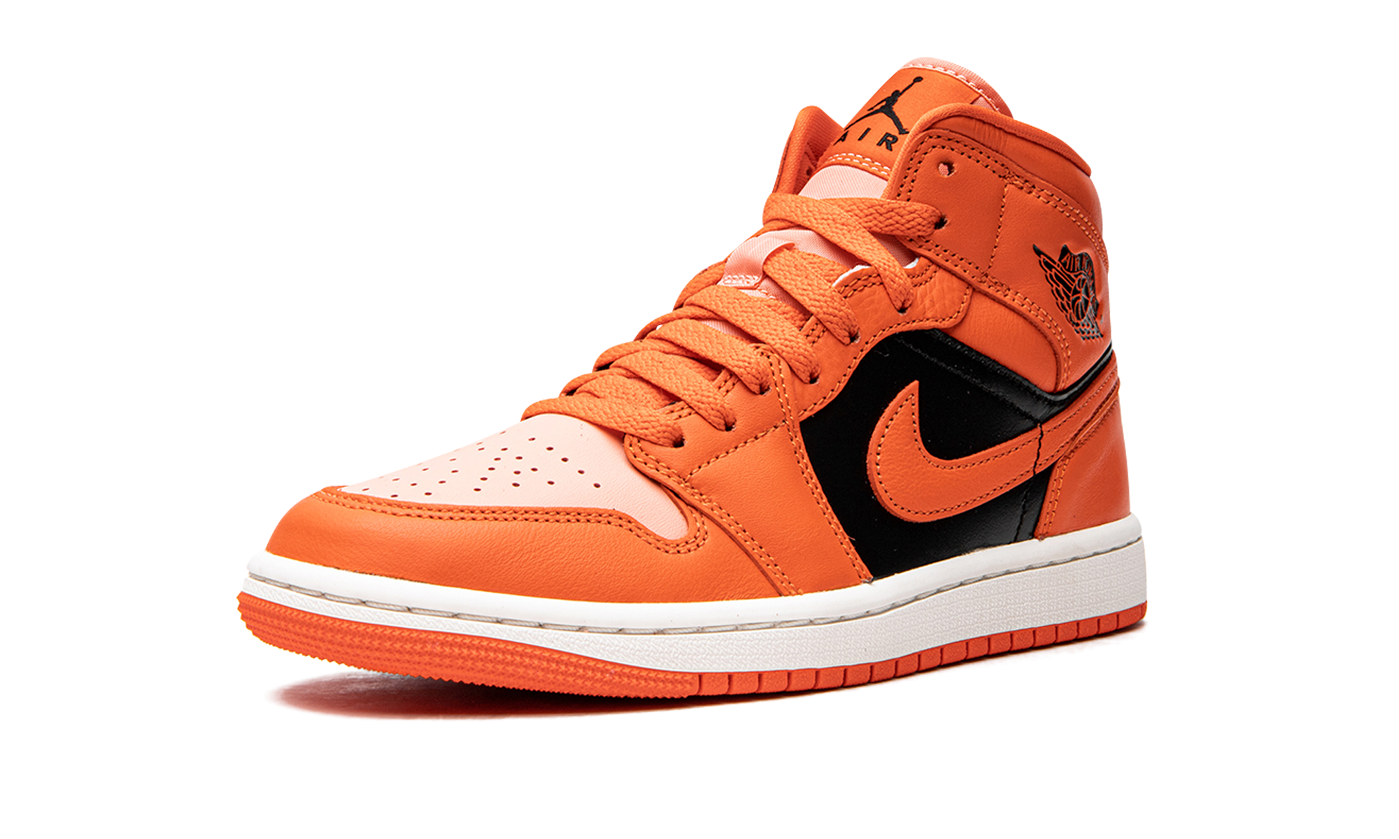 AJ 1 Mid Se Women "Orange / Black"