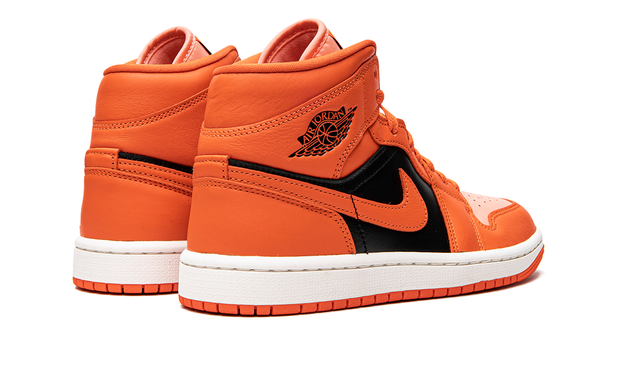 AJ 1 Mid Se Women "Orange / Black"