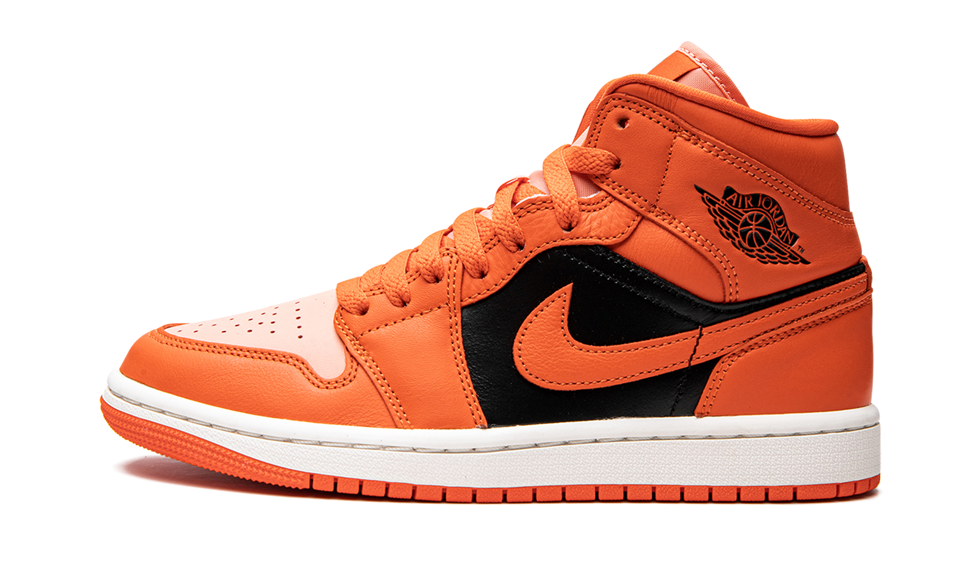 AJ 1 Mid Se Women "Orange / Black"
