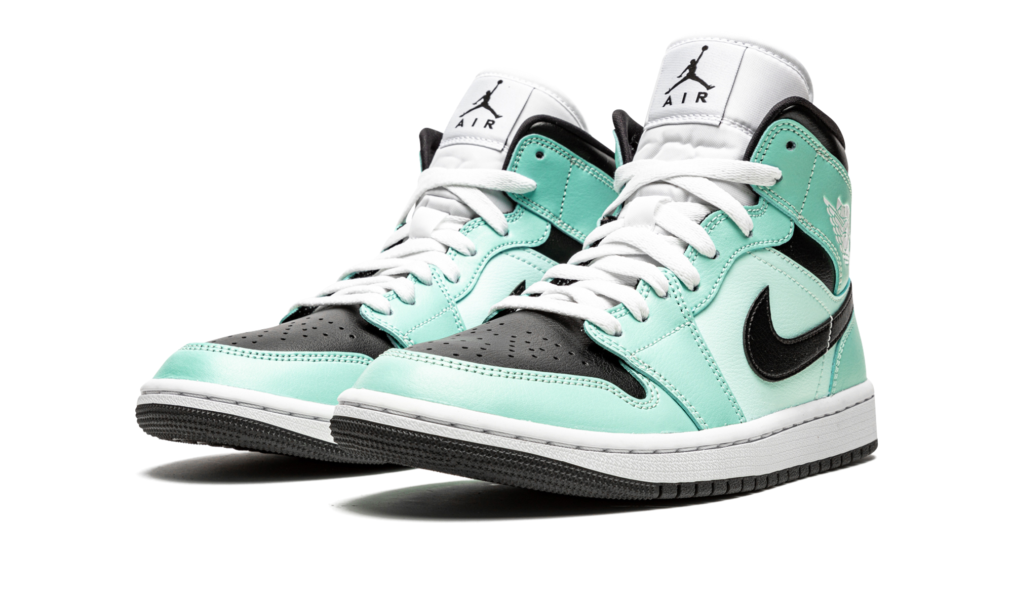 AJ 1 Mid Women "Aqua Black"