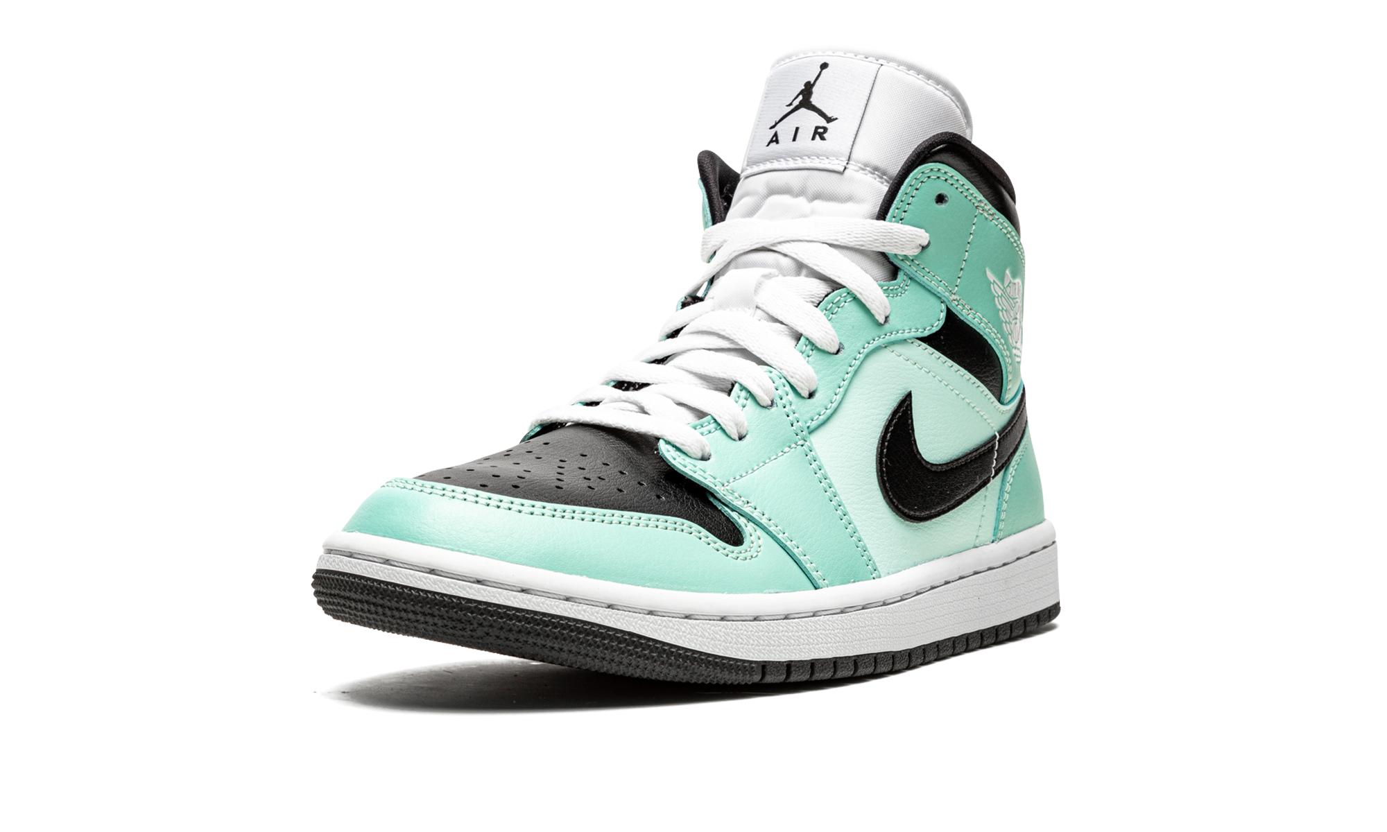 AJ 1 Mid Women "Aqua Black"