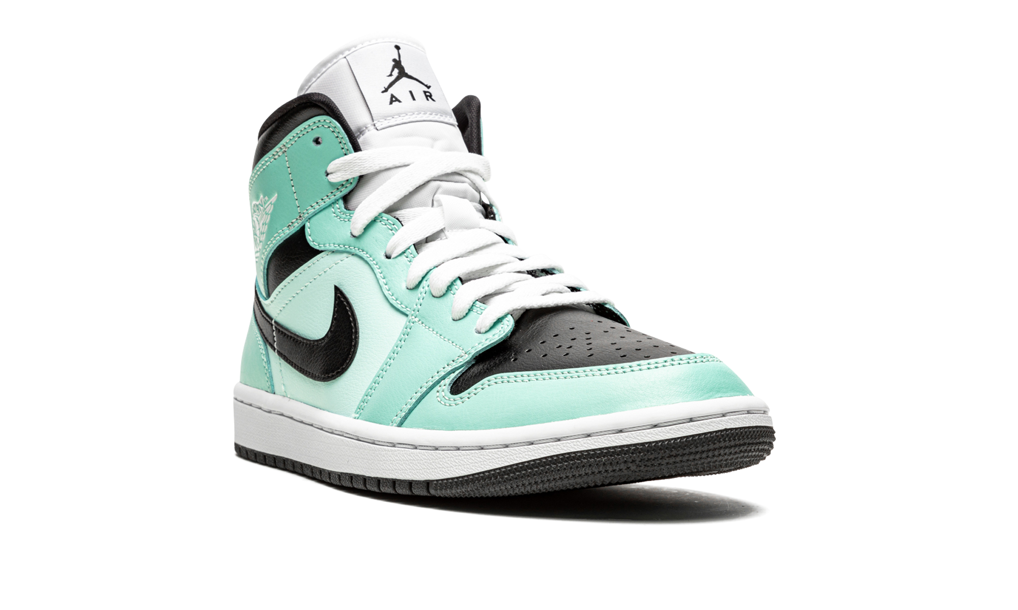 AJ 1 Mid Women "Aqua Black"