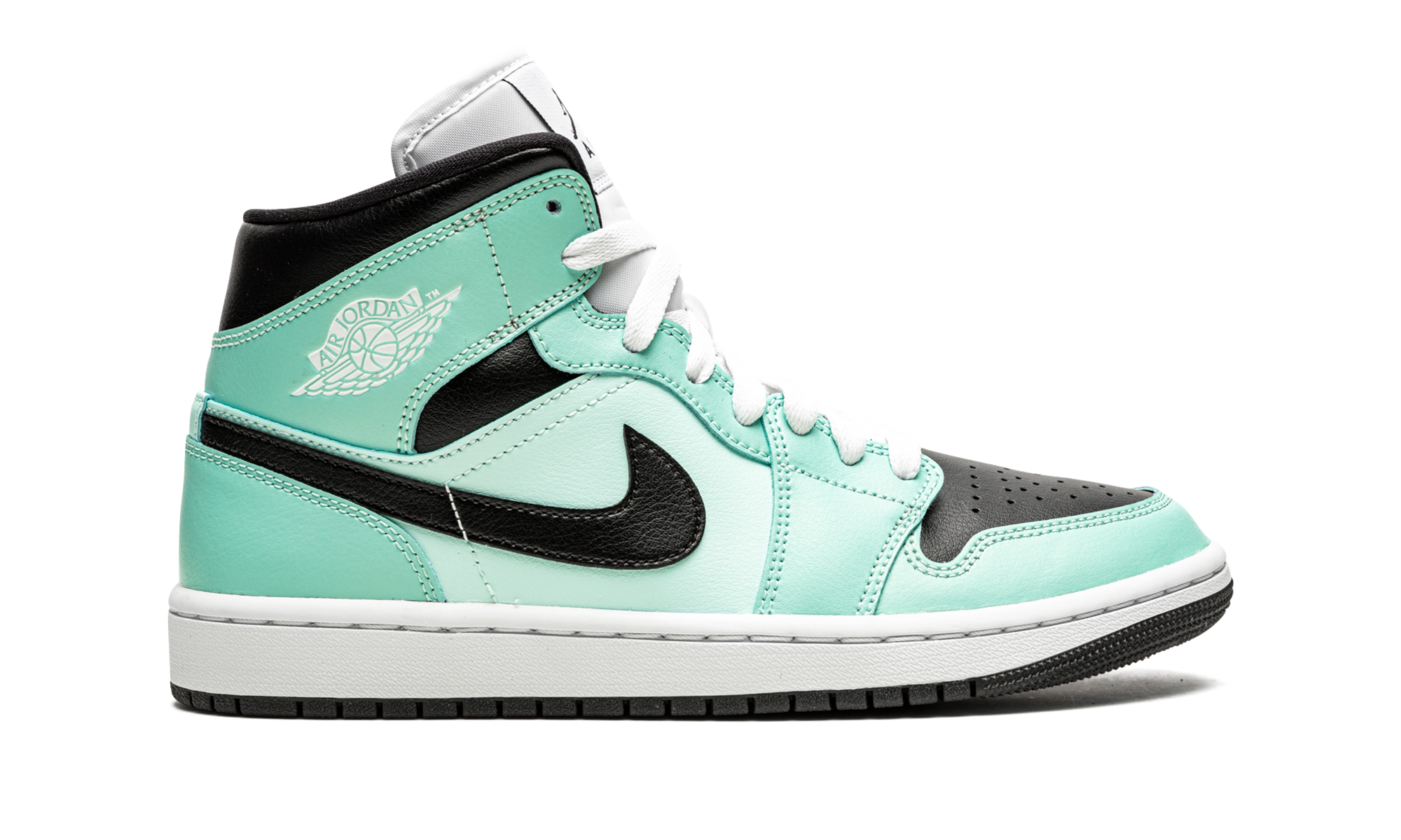 AJ 1 Mid Women "Aqua Black"