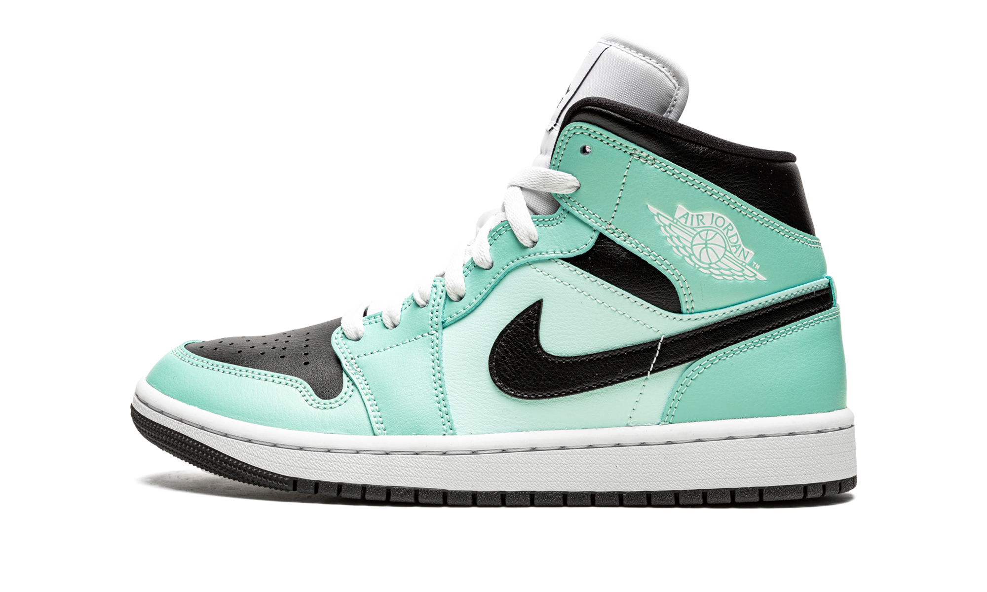 AJ 1 Mid Women "Aqua Black"